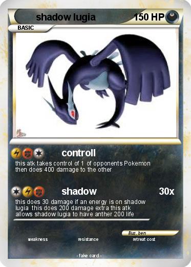 Pokemon shadow lugia