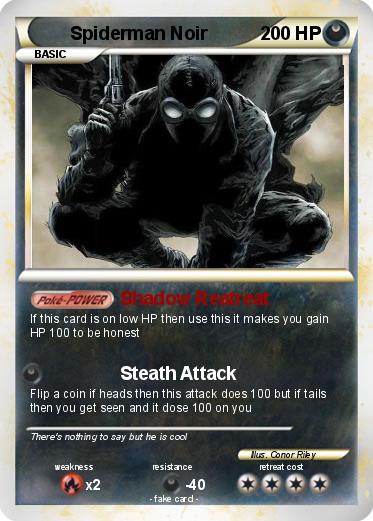 Pokemon Spiderman Noir