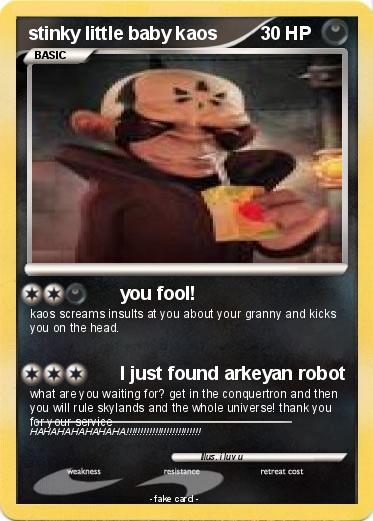 Pokemon stinky little baby kaos