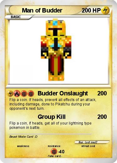 Pokemon Man of Budder