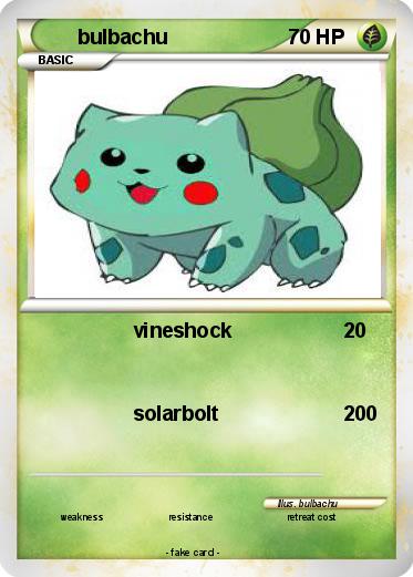 Pokemon bulbachu