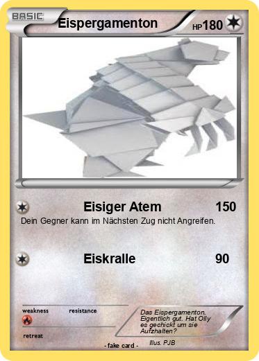 Pokemon Eispergamenton