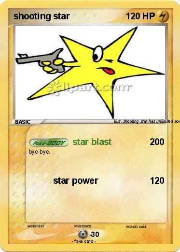 Pokemon shooting star