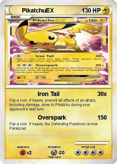 Pokemon PikatchuEX