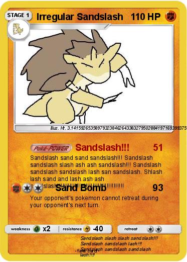Pokemon Irregular Sandslash