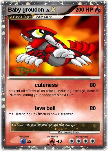 Pokemon Baby groudon