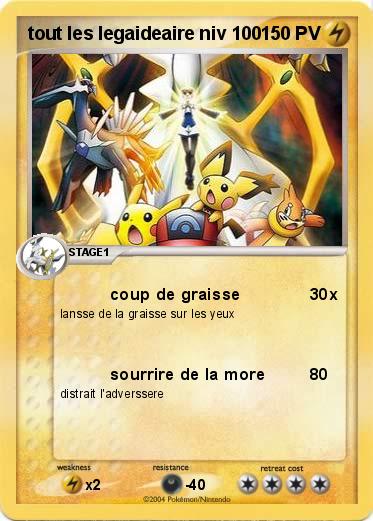 Pokemon tout les legaideaire niv 100