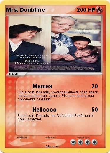 Pokemon Mrs. Doubtfire