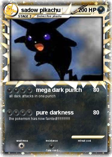 Pokemon sadow pikachu