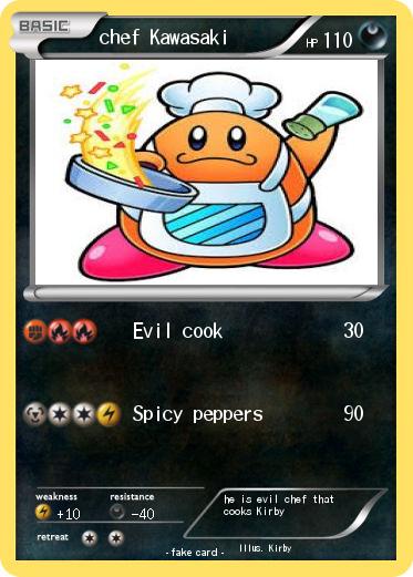 Pokemon chef Kawasaki