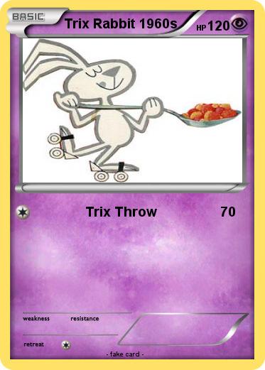 Pokemon Trix Rabbit 1960s