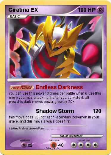 Pokemon Giratina EX