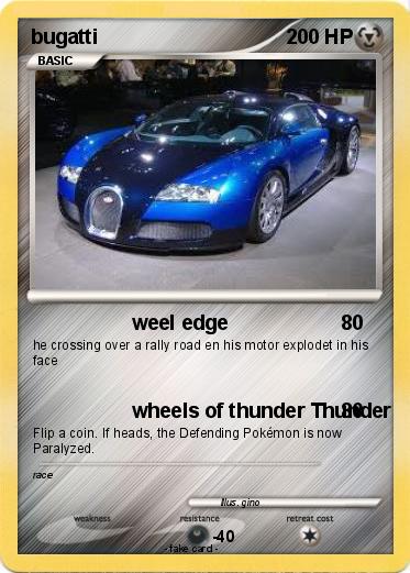 Pokemon bugatti