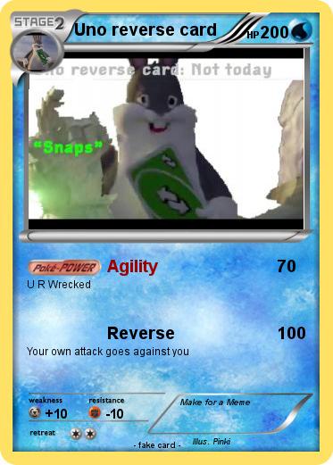Pokemon Uno reverse card