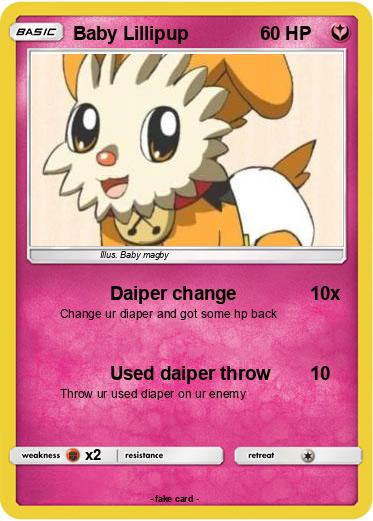 Pokemon Baby Lillipup