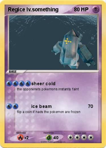 Pokemon Regice lv.something