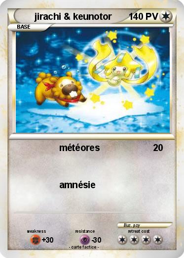 Pokemon jirachi & keunotor