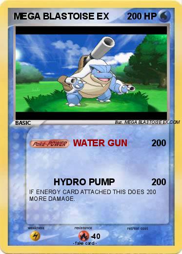 Pokemon MEGA BLASTOISE EX