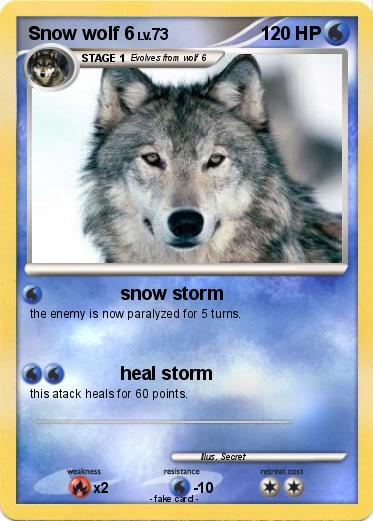 Pokemon Snow wolf 6