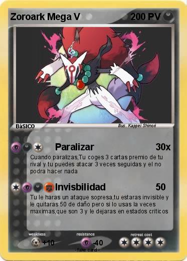 Pokemon Zoroark Mega V