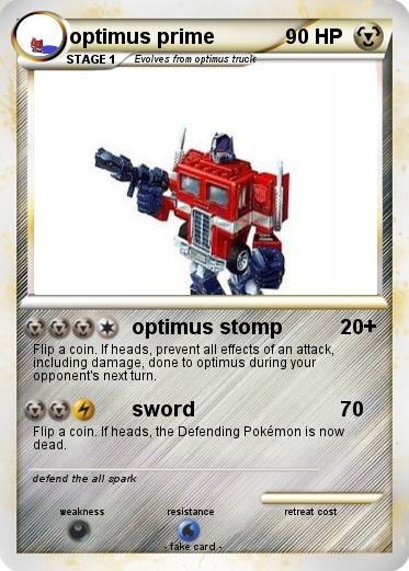 Pokemon optimus prime