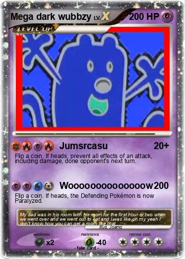 Pokemon Mega dark wubbzy