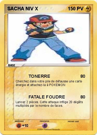 Pokemon SACHA NIV X