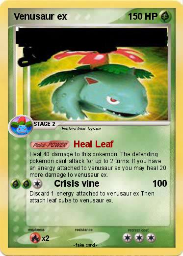 Pokemon Venusaur ex