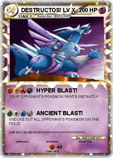 Pokemon DESTRUCTOS! LV X
