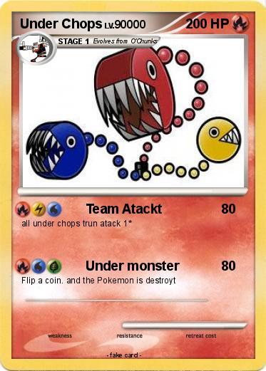 Pokemon Under Chops