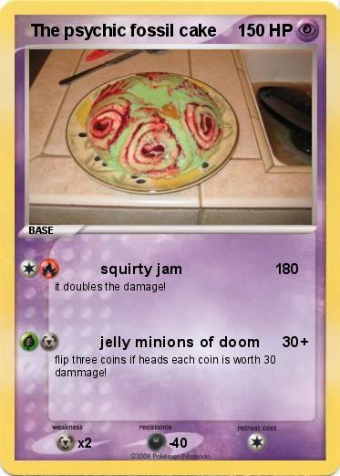 Pokemon  The psychic fossil cake