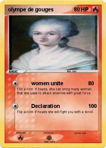 Pokemon olympe de gouges
