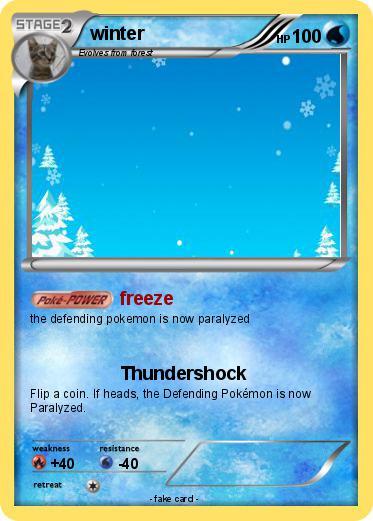 Pokemon winter
