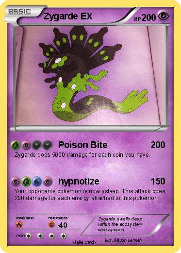 Pokemon Zygarde EX