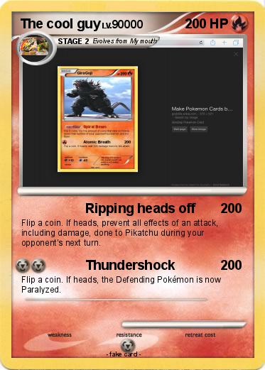 Pokemon The cool guy