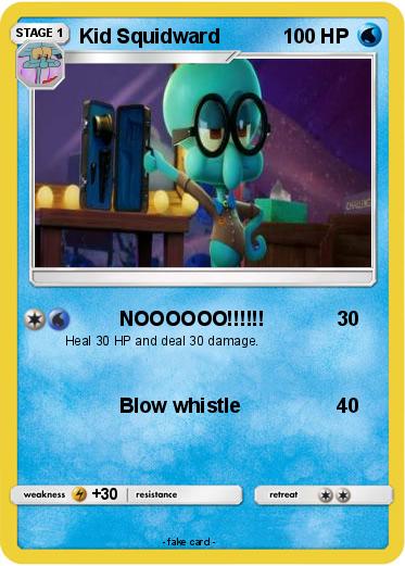 Pokemon Kid Squidward