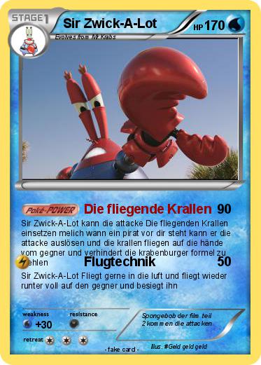 Pokemon Sir Zwick-A-Lot