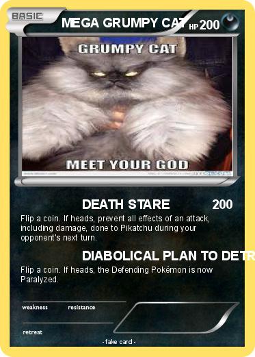 Pokemon MEGA GRUMPY CAT