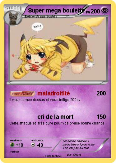 Pokemon Super mega boulette