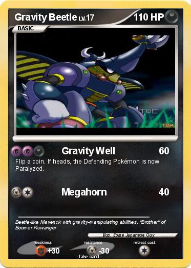 Pokemon Gravity Beetle