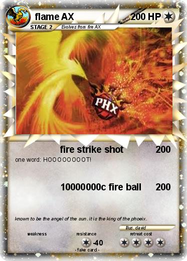 Pokemon flame AX