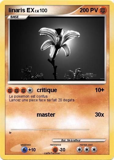 Pokemon linaris EX