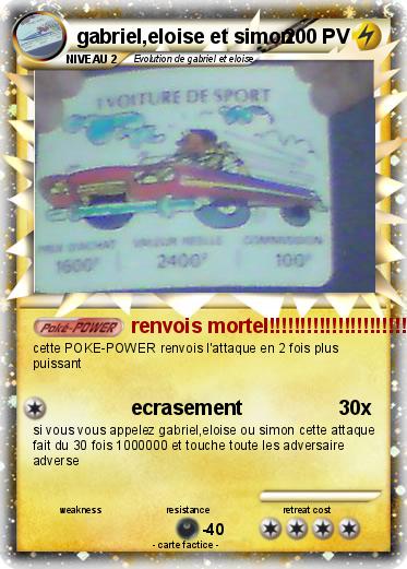 Pokemon gabriel,eloise et simon