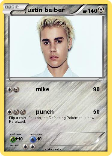 Pokemon Justin beiber