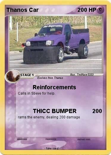 Pokemon Thanos Car