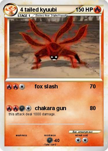 Pokemon 4 tailed kyuubi