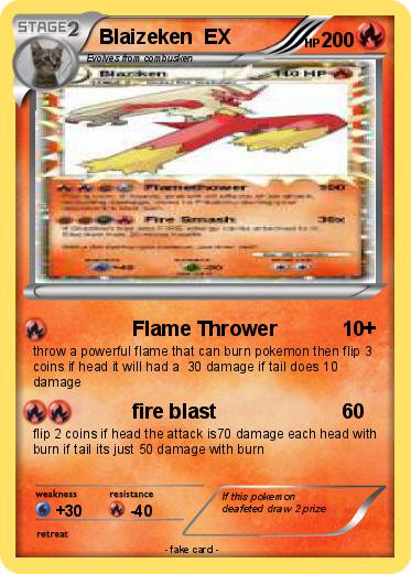 Pokemon Blaizeken  EX