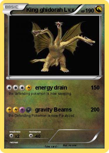Pokemon King ghidorah Lv.x