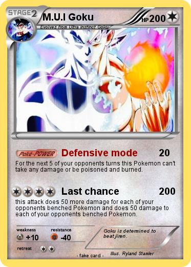 Pokemon M.U.I Goku