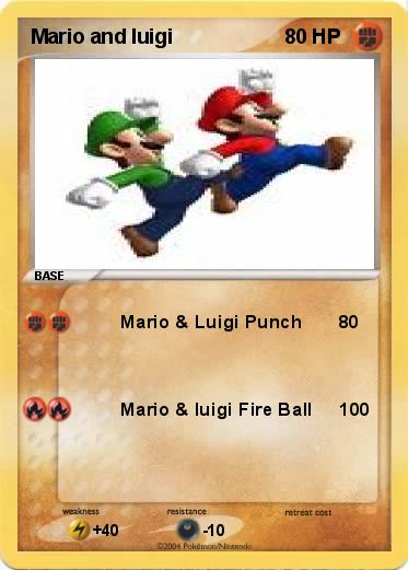 Pokemon Mario and luigi